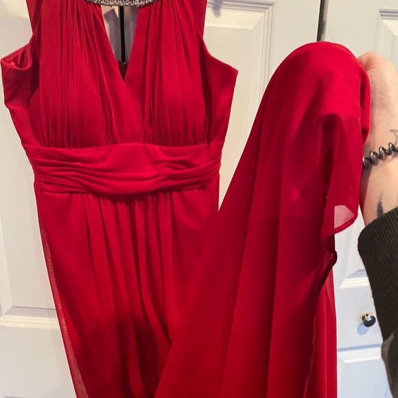 Macy's Dresses Red Evening Dress Poshmark